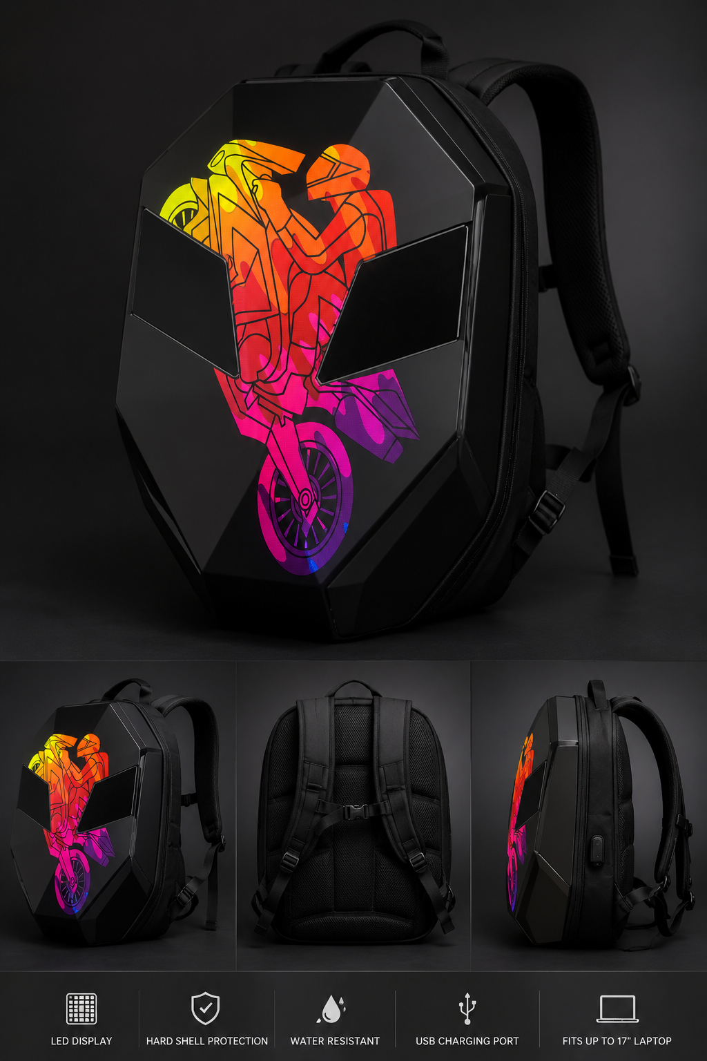 CityMall Global LED backpacks and messenger bags