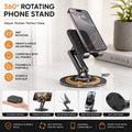 360 degree rotating adjustable foldable phone stand